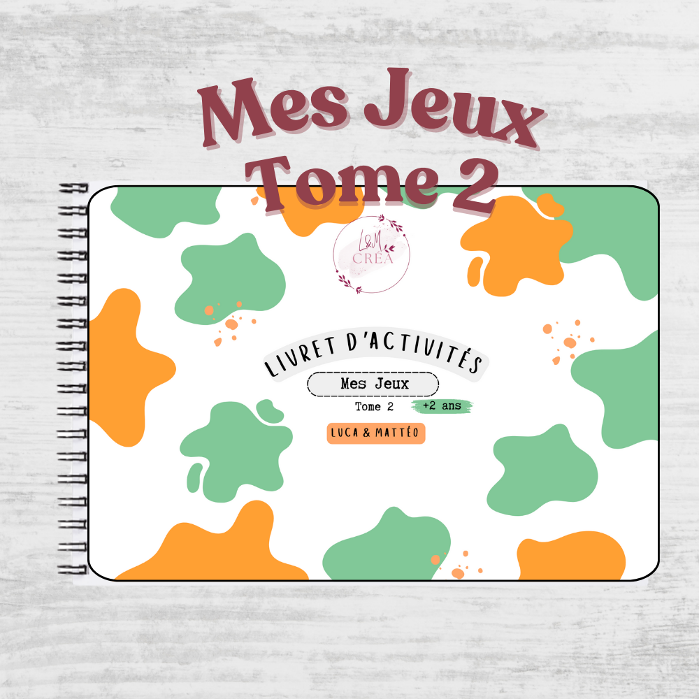 Livret activités « Mes Jeux » Tome 2