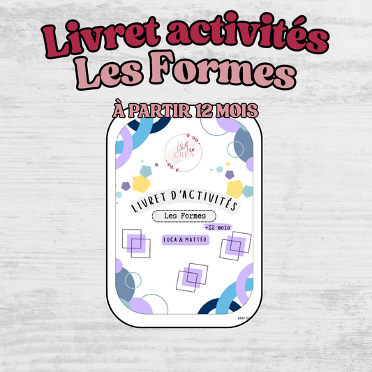 Livret activités «Les Formes»