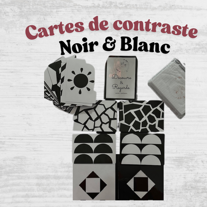 LOT Cartes Noir & Blanc ET  Couleurs