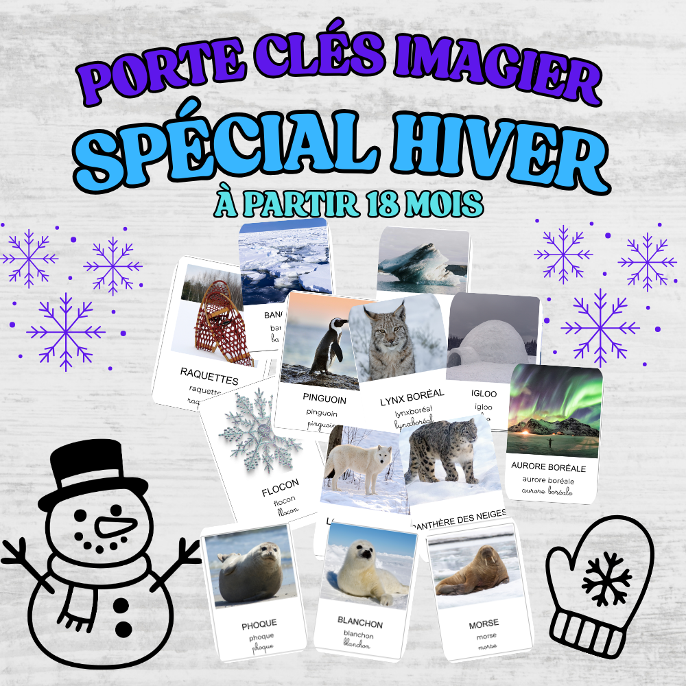 Porte-clés IMAGIER Spéciale HIVER