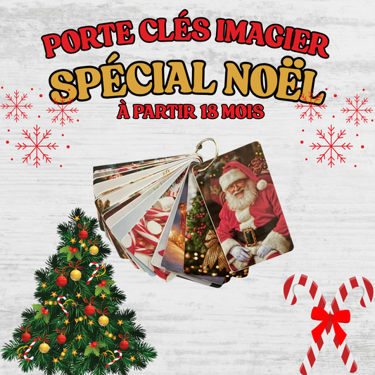 Porte-clés IMAGIER Spéciale NOËL